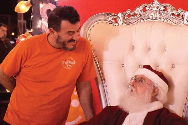 aLand Roy with Santa PRINT