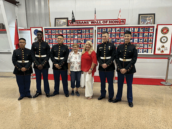 Cadets with Event Organizers web